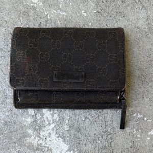 Gucci vintage denim wallet